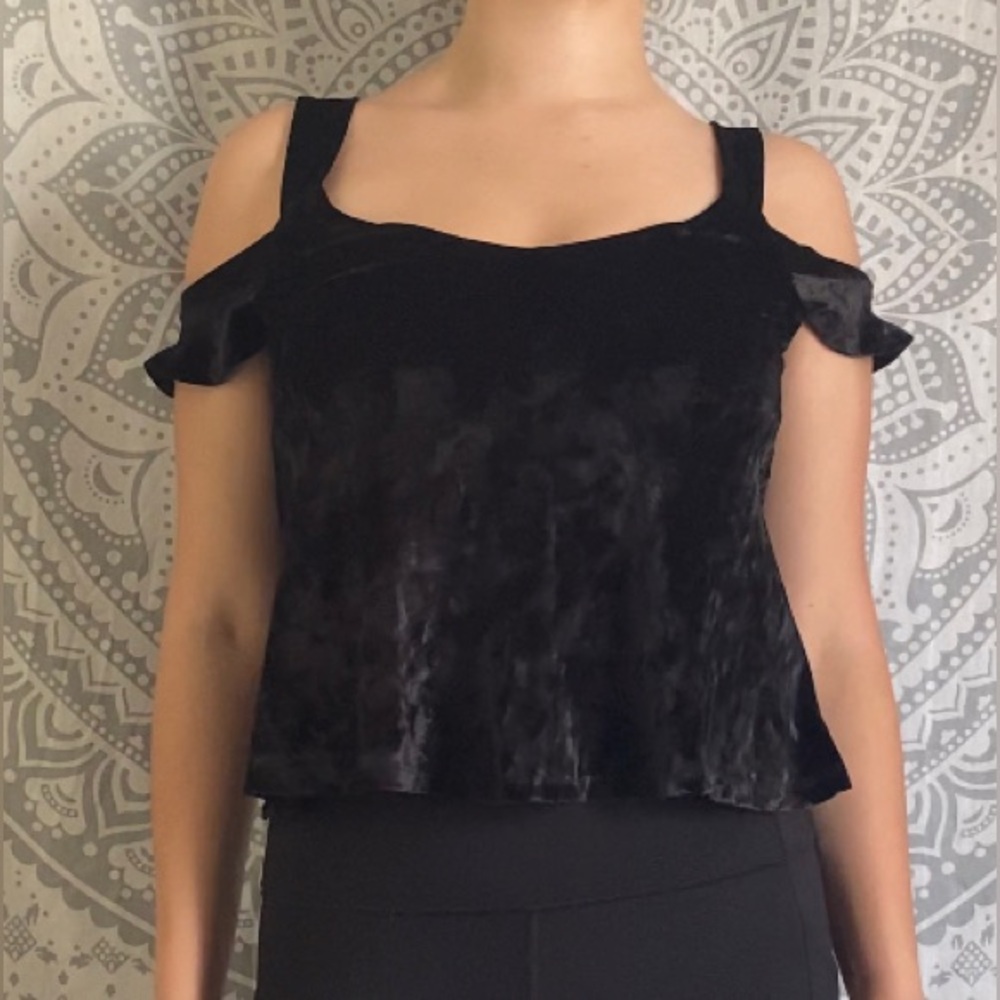 Self Esteem Y2K Vintage Satin Off-The-Shoulder Top